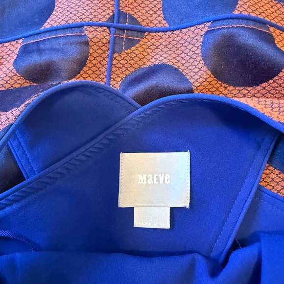 Anthropologie Maeve Rokin Polka Dot Dress - Size 2 - Picture 4 of 5